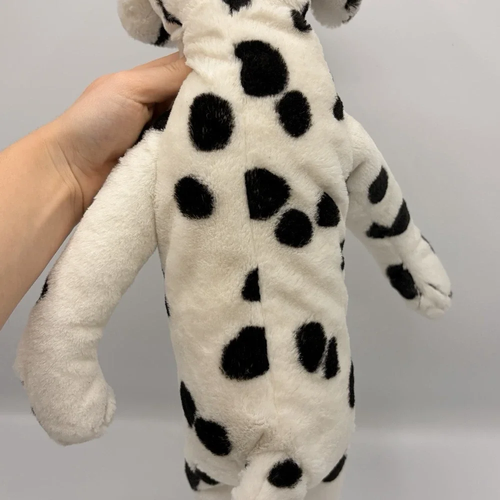 IKEA‎ Plush Dog Dalmatian Gosig Vovven Black White Spotted Floppy